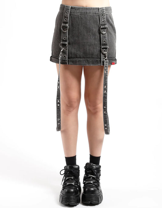 TRIPP NYC NUCLEUS SKIRT BLACK DENIM