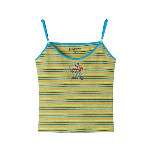 Sunonebird x Betweenand Kawaii strap top