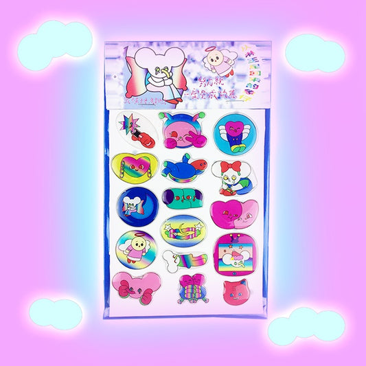 曼斯特物種 THE ELEPHANT COMING BACK FROM LIN STAR stickers set 貼紙