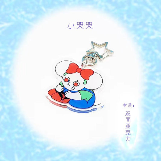 曼斯特物種 小哭哭 LITTLE COOL COOL keychain鎖匙扣