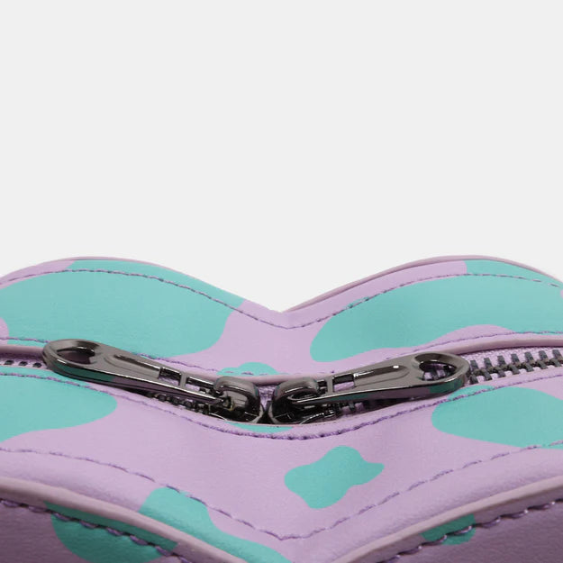 Koi Funky Town Lilac Cow Print Bag