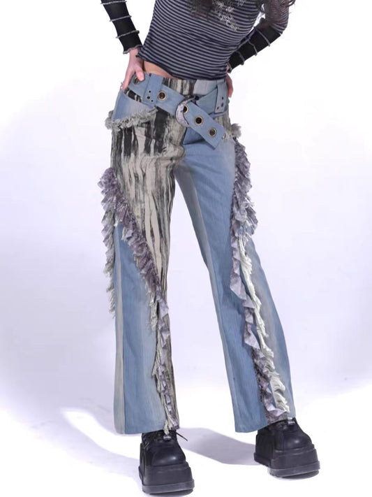 Open Aestheic vinatge style jeans