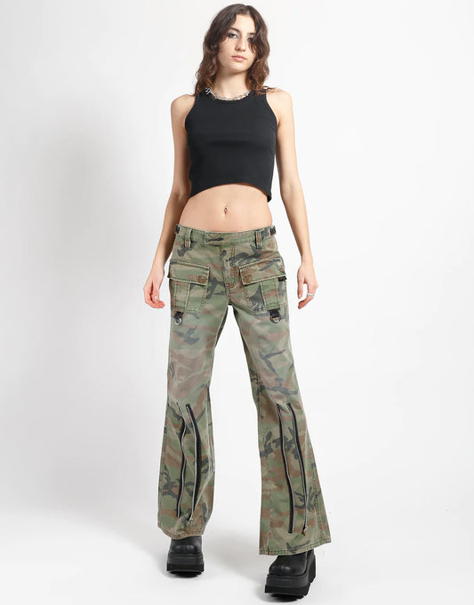 TRIPP NYC PEACE CARGO PANT CAMO