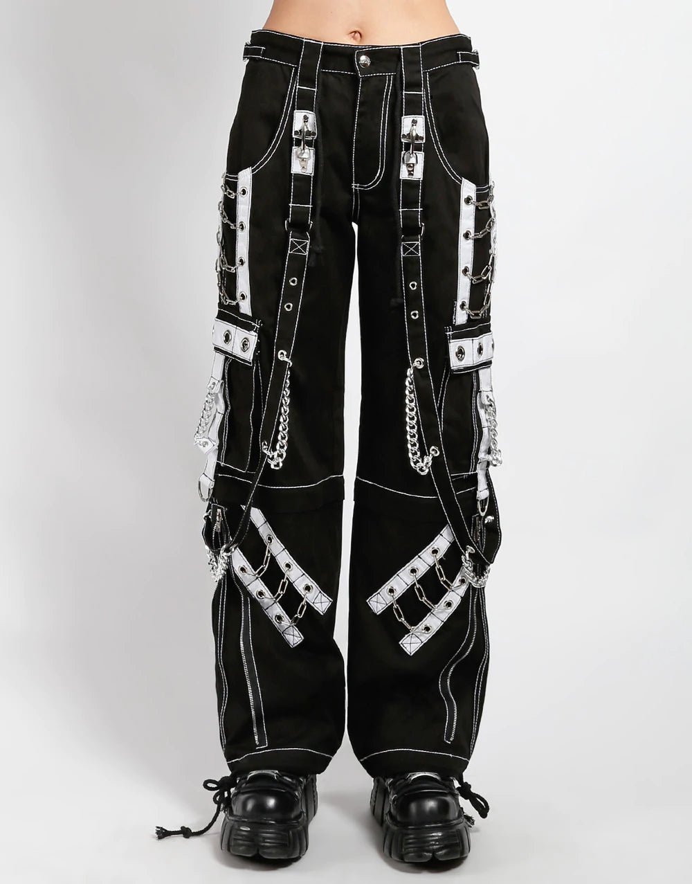 Tripp Chain to Chain Pants [Black/Black] Xxs — Mens Pants Tripp Nyc