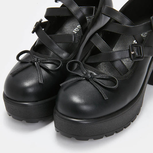 Koi Margot Black Ballet Mary Janes