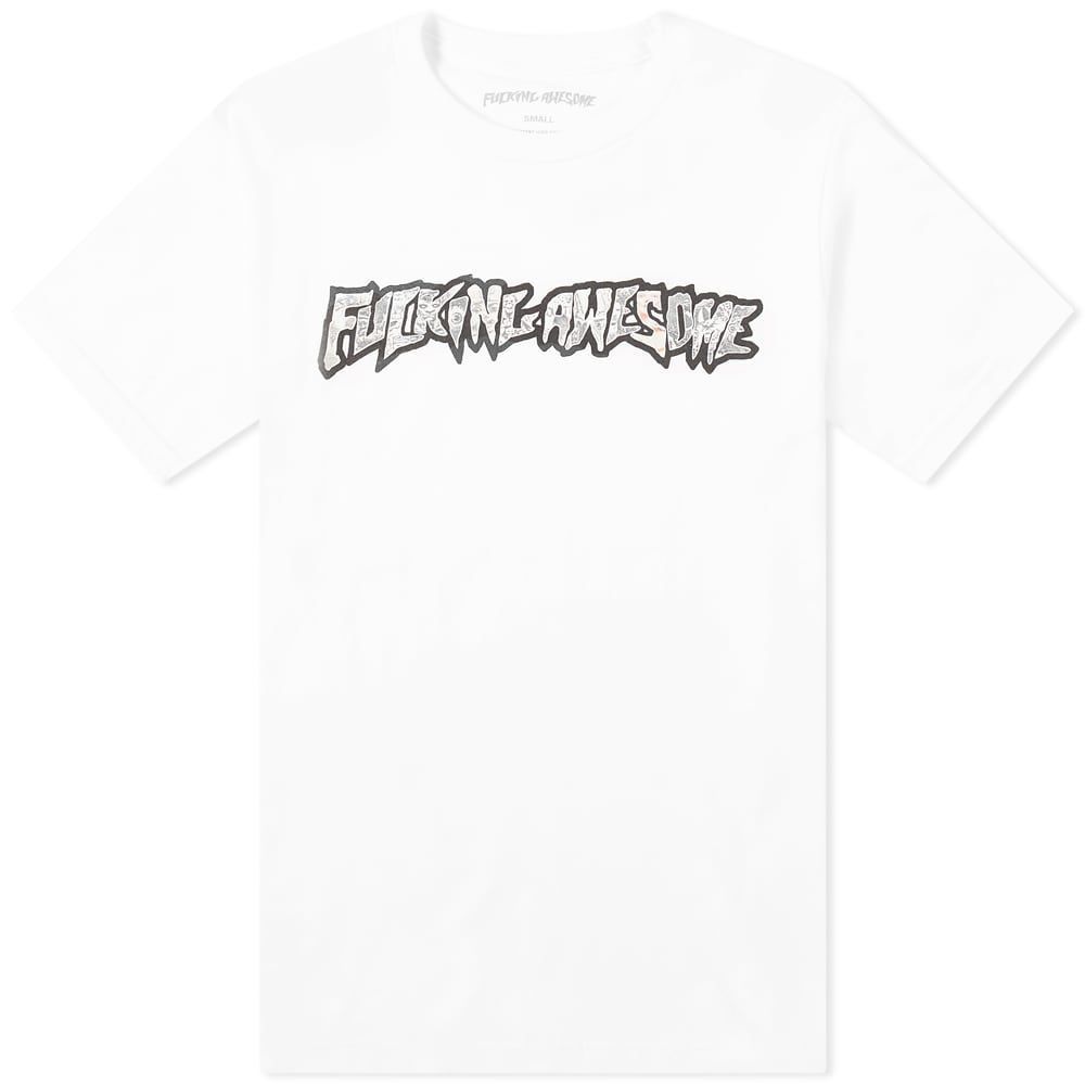 FA FUCKING AWESOME ACTUAL VISUAL GUIDANCE T-SHIRT- White