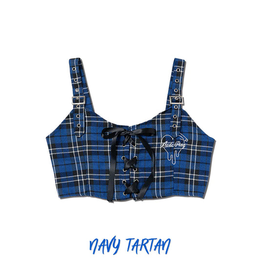 ACDC RagLace Bustier Black / Blue