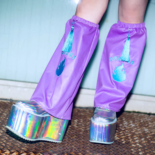 ACDC Rag 愛死天流 Leg Warmers Black/ Purple