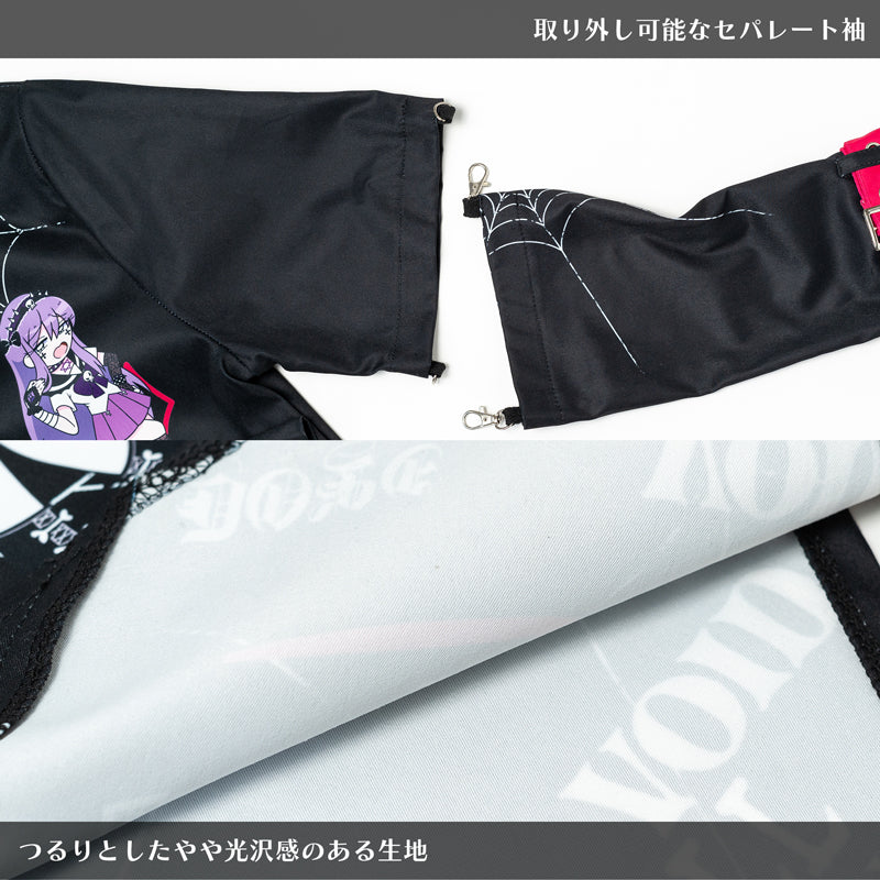 ACDC Rag EMOパンクメンヘラチャン シャツPunk Menhera Chan Shirt Black
