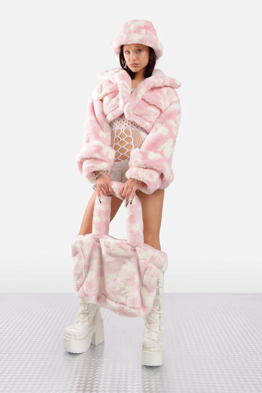 Namilia FAUX-FUR-TOTE-BAG