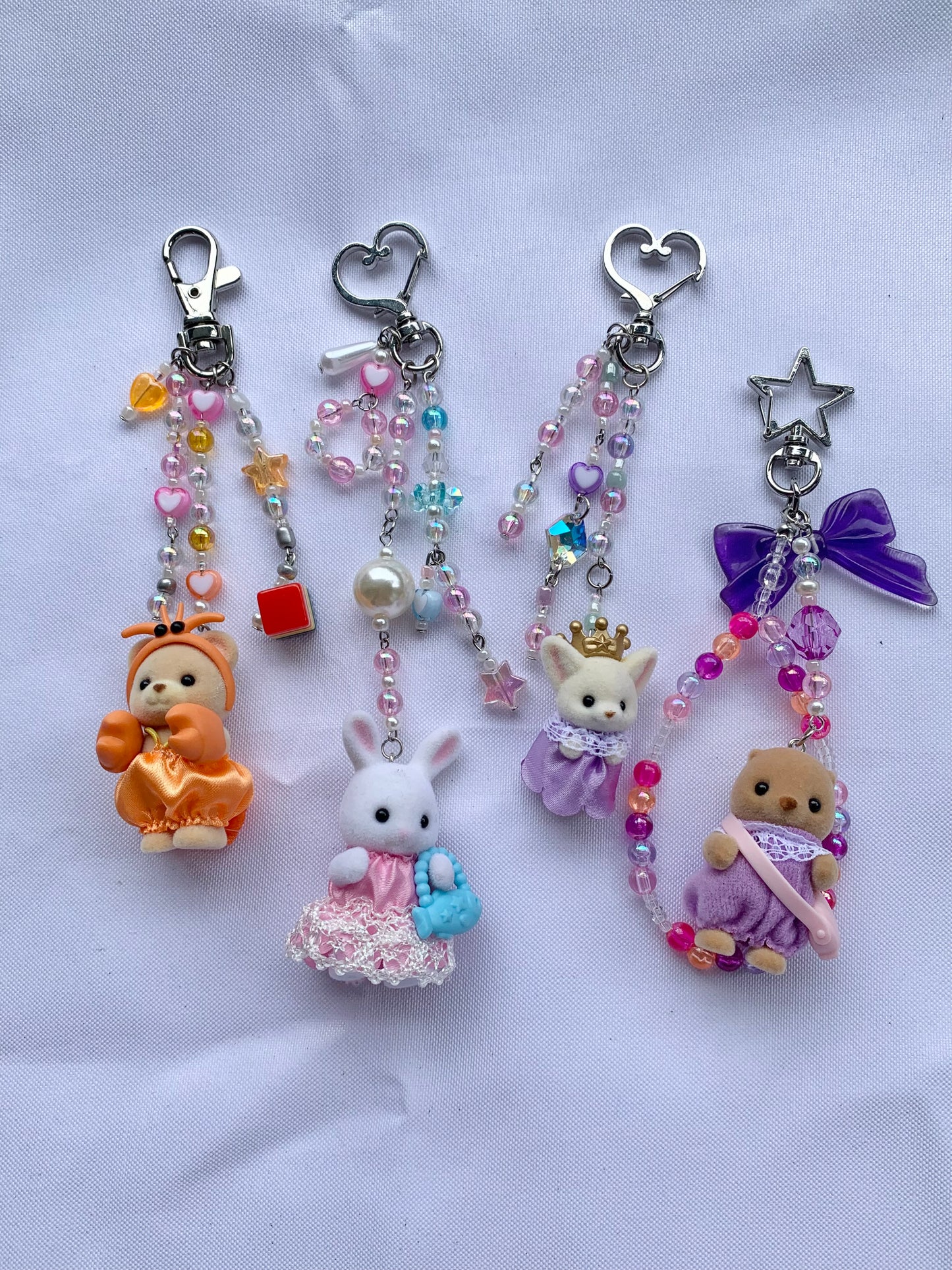 Handmade sylvanian families keychains