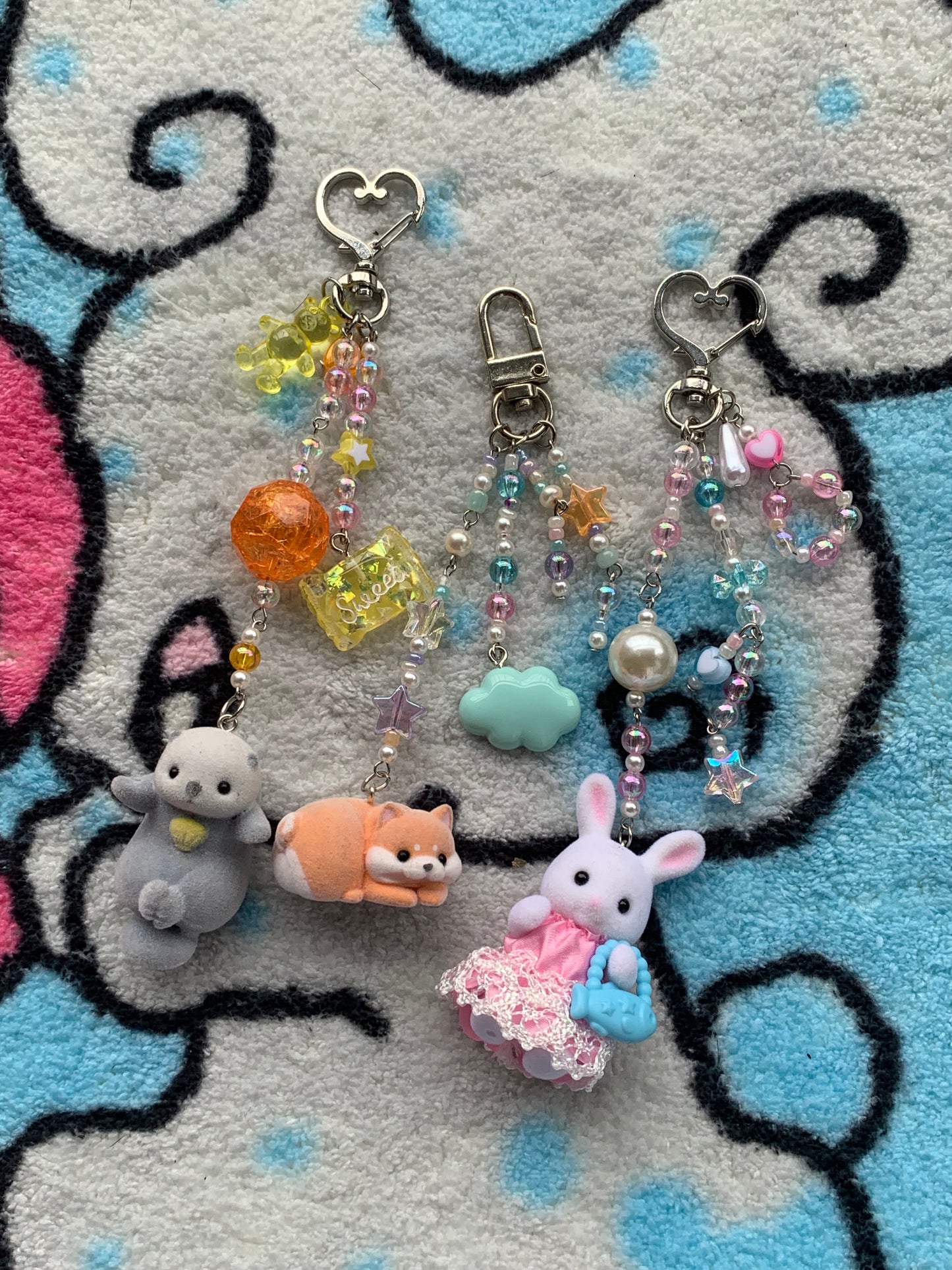 Handmade sylvanian families keychains