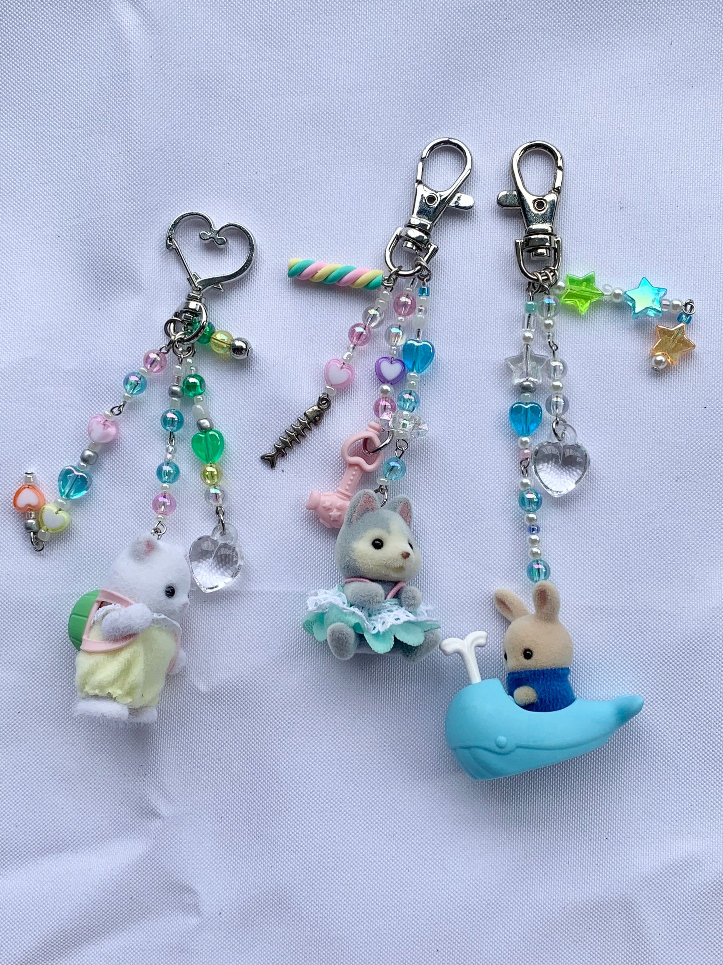 Handmade sylvanian families keychains