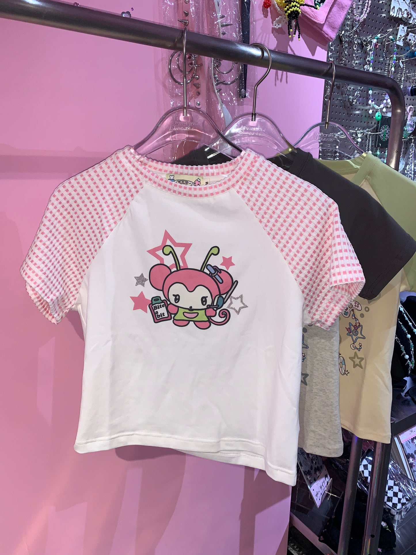 Sunonebird x Bite a bit Kawaii Aliens top