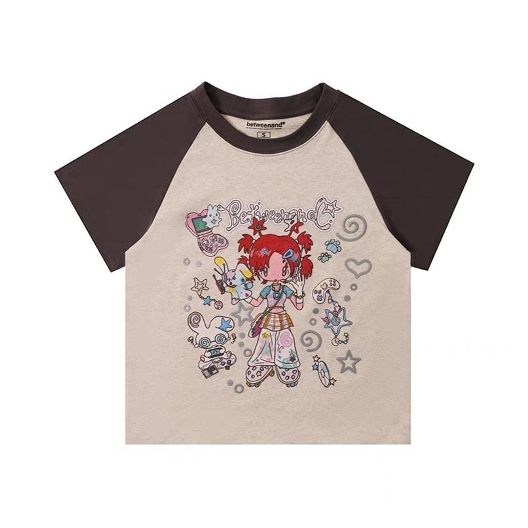 Sunonebird x Betweenand cyber girl tee