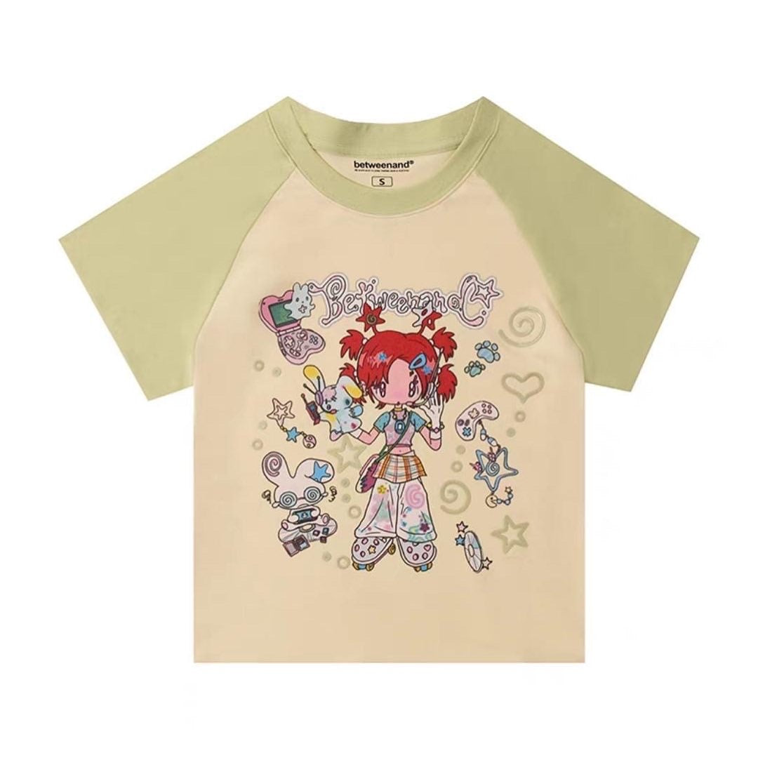 Sunonebird x Betweenand cyber girl tee