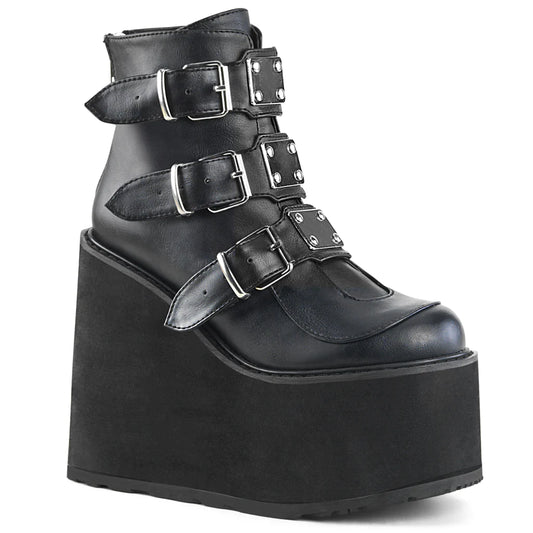 Demonia SWING-105 (BLACK VEGAN LEATHER)