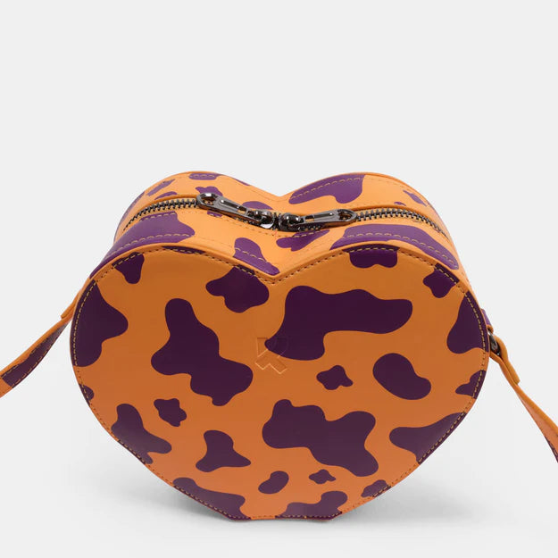 Koi Funky Town Orange Cow Print Bag