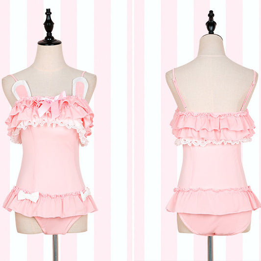 Bunny kawaii swimsuit (Pink)