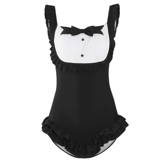 Maid style Japanese kawaii swimsuit