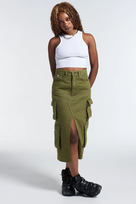 Ragged Priest SODA COMBAT SKIRT - KHAKI