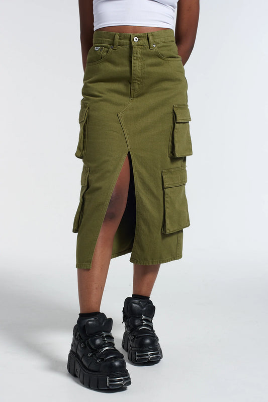 Ragged Priest SODA COMBAT SKIRT - KHAKI