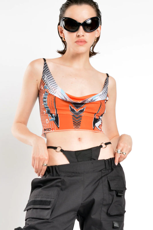 Namilia NASTY RACING PLUNGE TOP