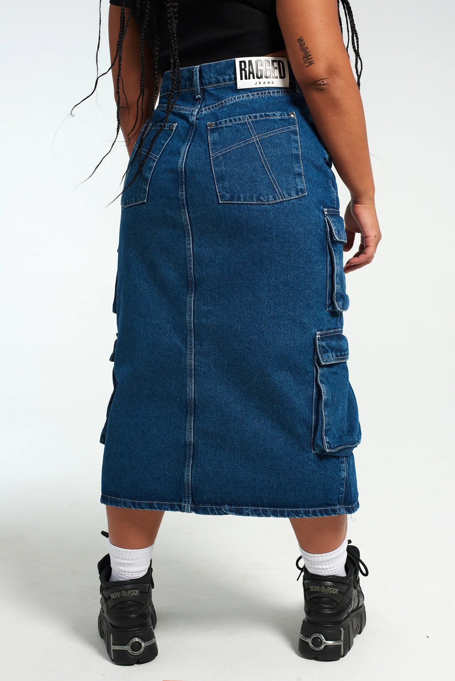 Ragged Priest SODA COMBAT SKIRT - BLUE